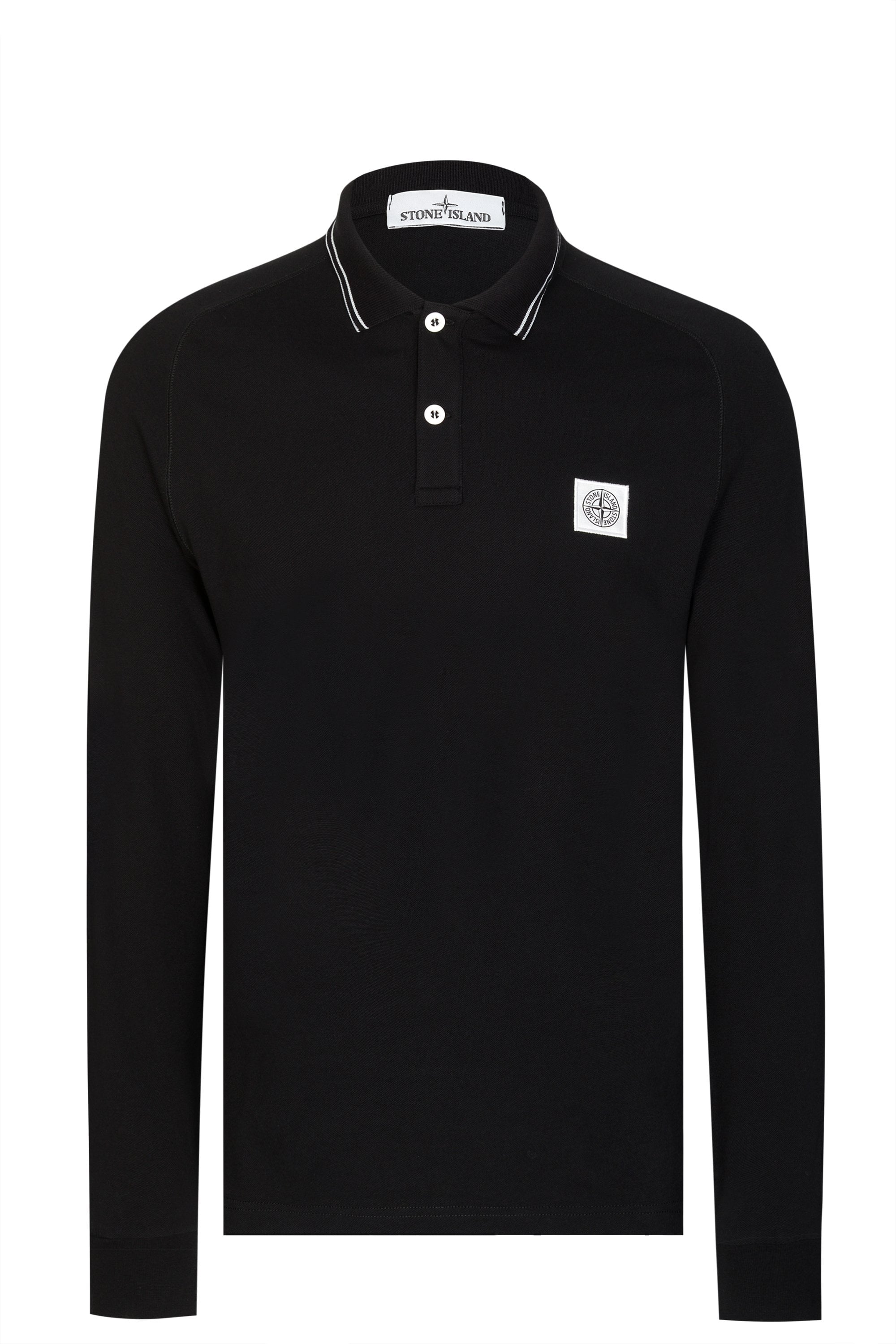 STONE ISLAND Stone Island Patch Logo Polo Shirt - Clothing from 